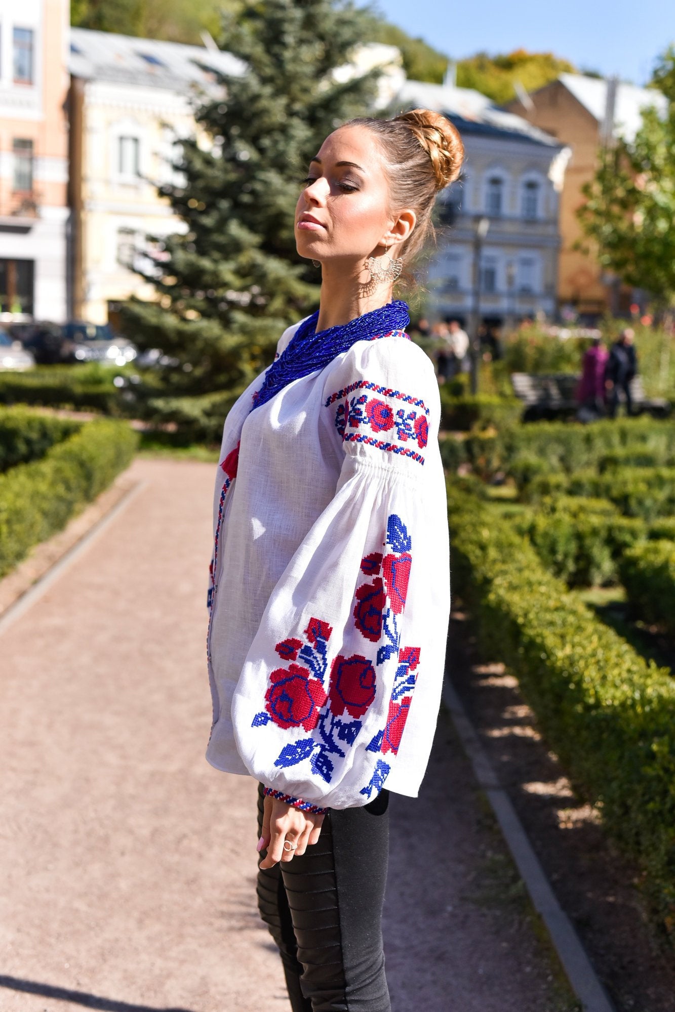 Ukrainian Vyshyvanka Blouse , Perfect for Easter