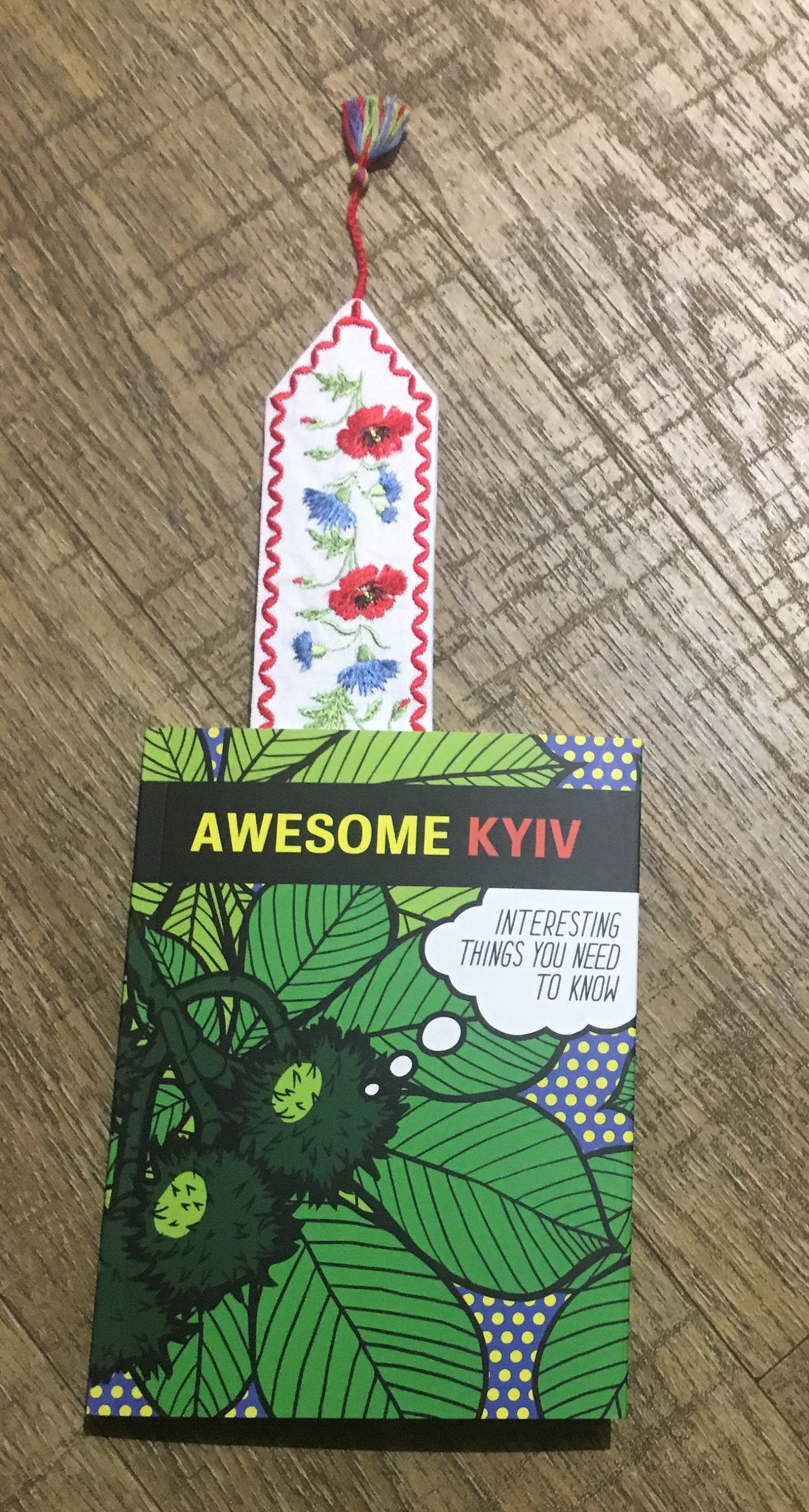 Embroidered Bookmark for Easter