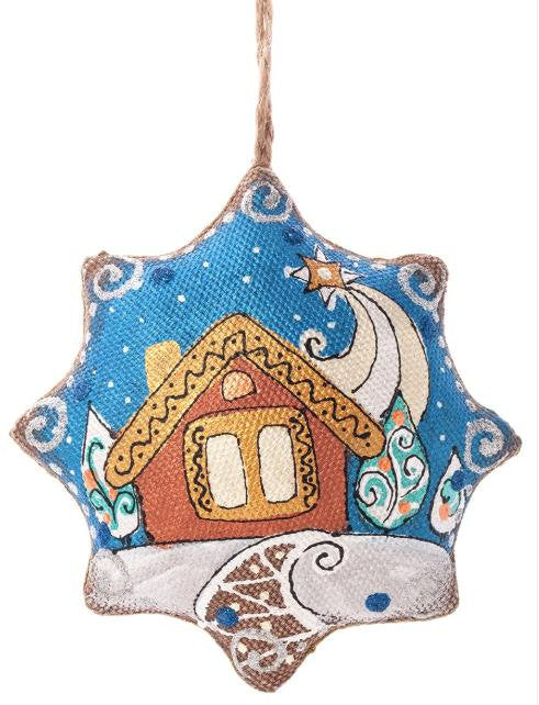 Christmas Tree Decoration Set - Ornaments, Box & Hay