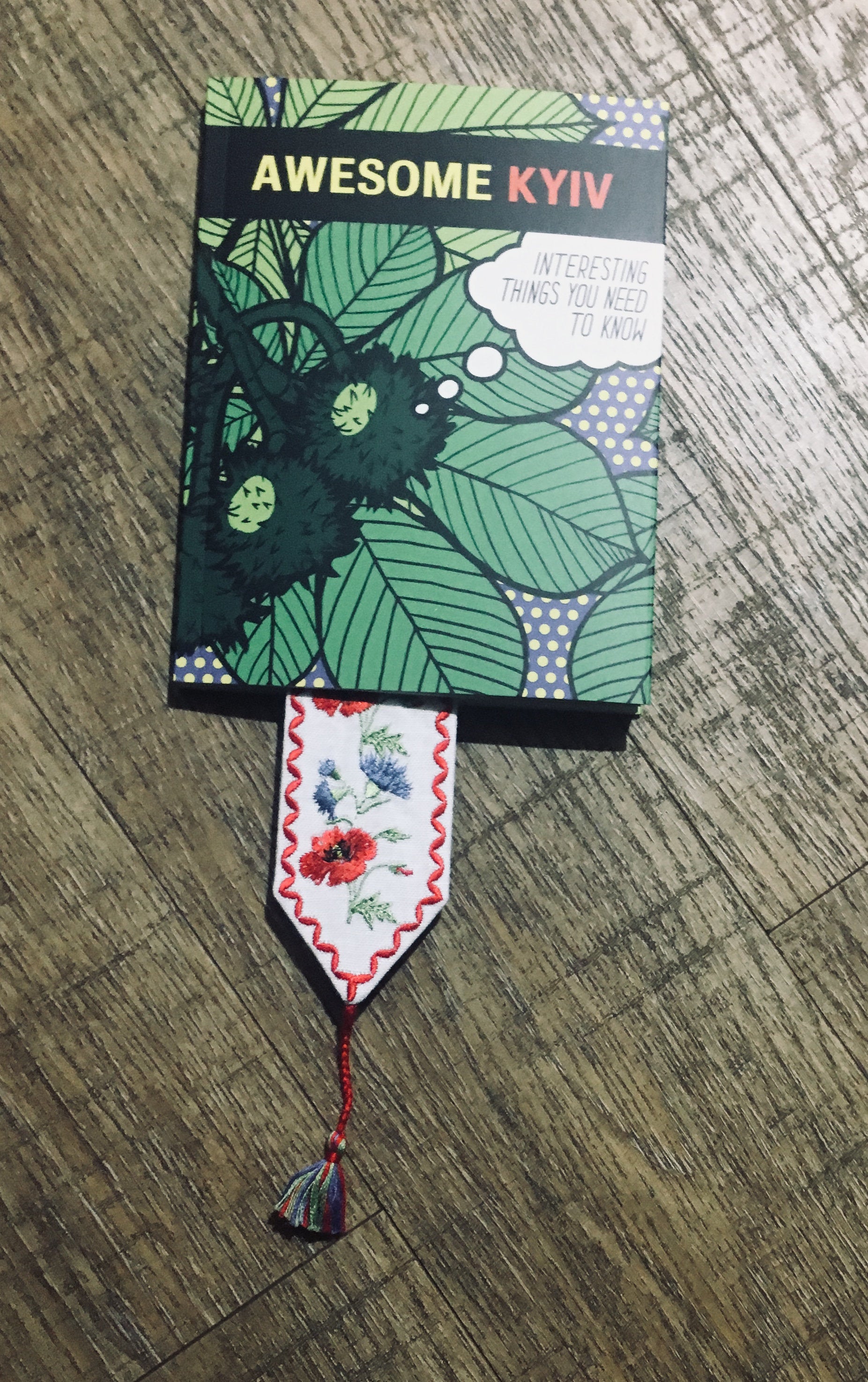 Embroidered Bookmark for Easter