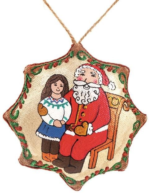 Christmas Decoration Set - Wooden Box, Tree, and Vanilla Stars