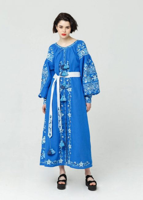 Ukrainian Vyshyvanka Dress - Boho Style