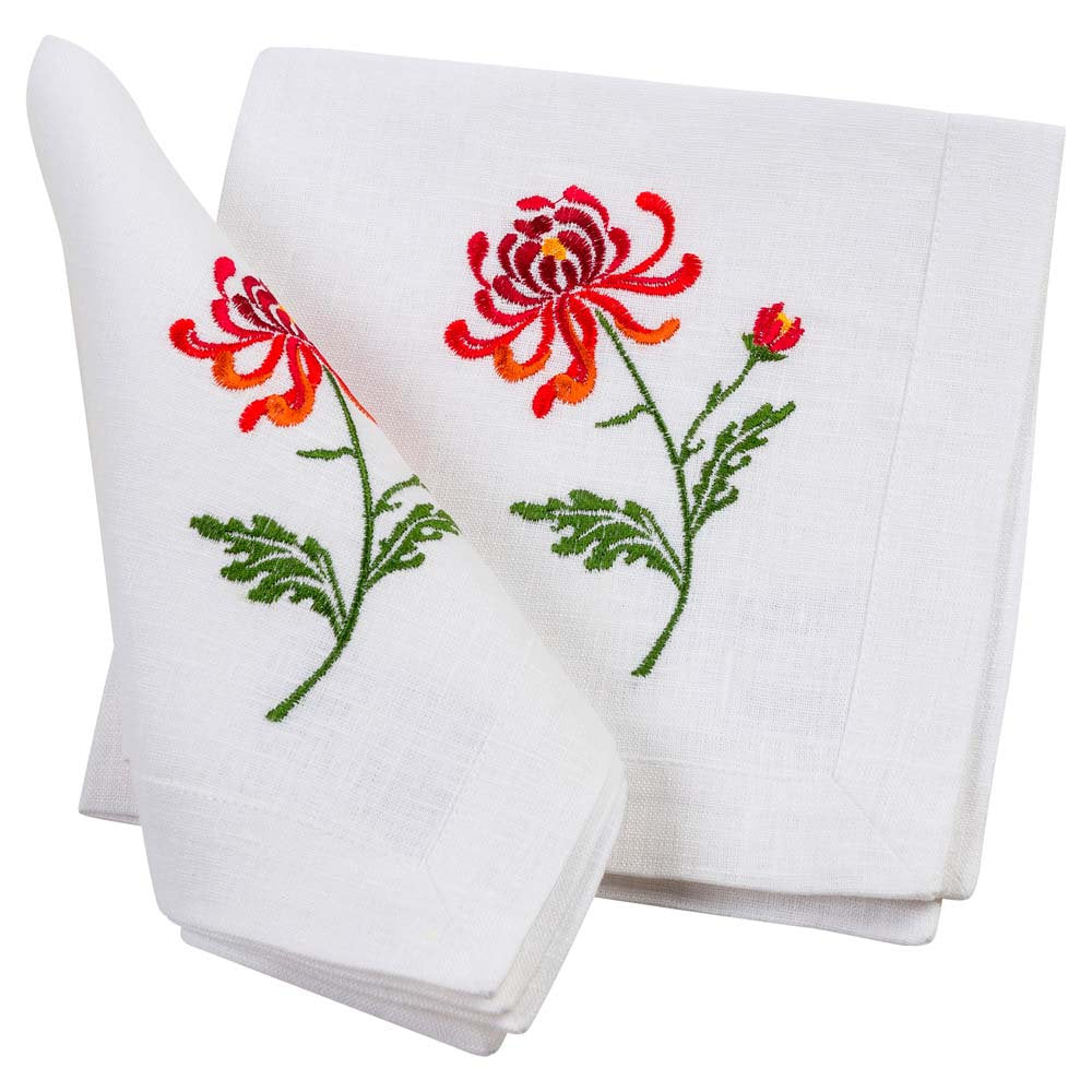 Ukrainian Embroidered Tablecloth 65x65 CM - Vyshyvan Design