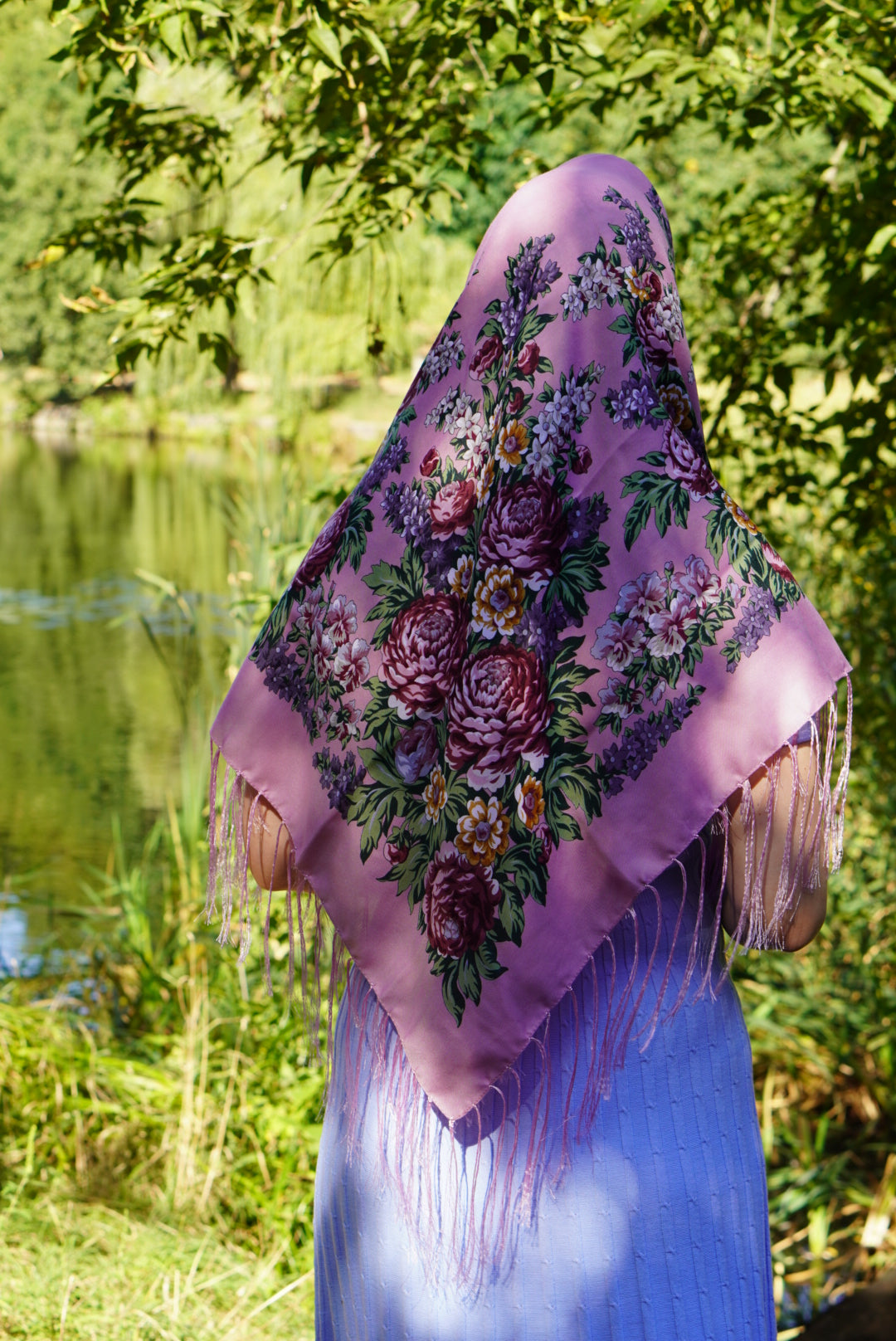 Pink Ukrainian wool shawl,Traditional Ukrainian, gift for women, Mom, Daughter bohemian scarf flower, Ukrainian clothings, Christmas