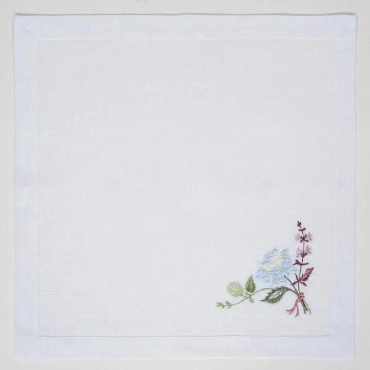 Napkin "hydrangea" 40*40 СМ. Embroidered Tablecloth.  Ukrainian Embroidered Tablecloth Gift for Mom Gift for Wife MOTHERS DAY Easter Gift