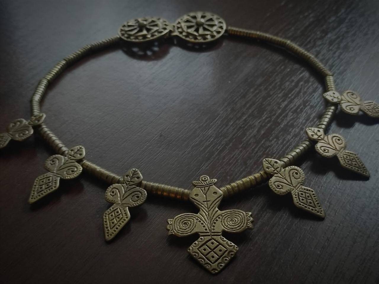 Ukrainian Traditional necklace Protector of the Family Berehynia family Jewellery Necklace Crosses Ethnic Ukrainian Jewellery Jasper