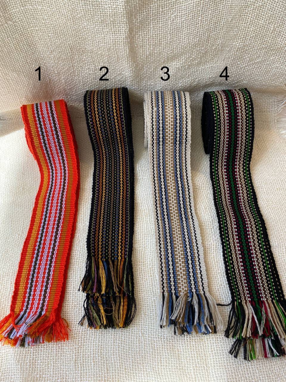 Krajka 6m Hutsul Woven Sash Belt - Ethnic Ukrainian Cossack Style