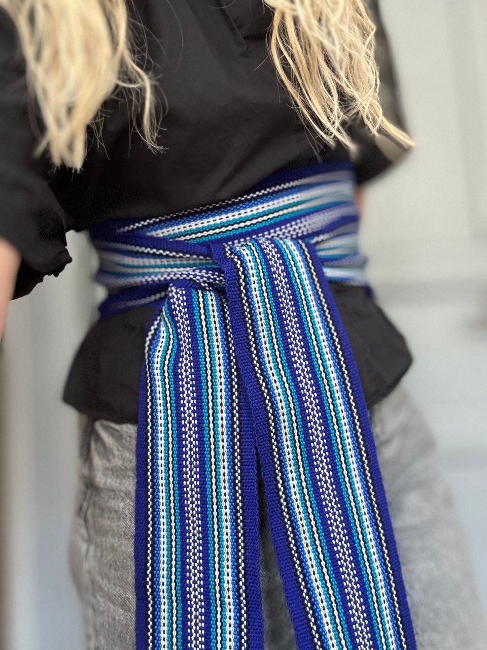 Woven belt 3m*10cm, Ukrainian woven sash for woman, Krayka for man, Hand woven sashes, Bohemian Textile cossac sash, Handmade ribbon