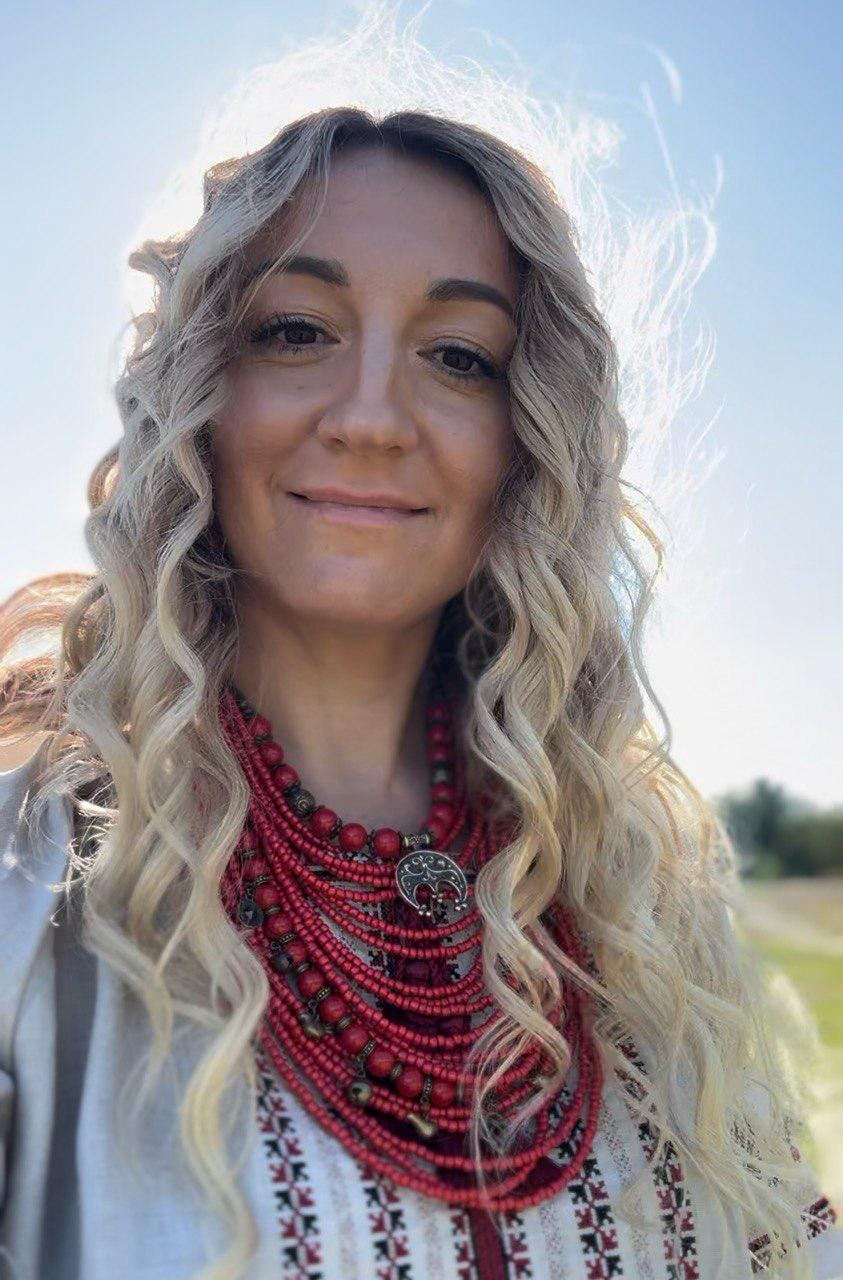 Red Ukrainian Traditional necklace Jewelry Ethnic Multirow EasterNecklace of antique glass beads with contempt Gift for Her MOTHERS