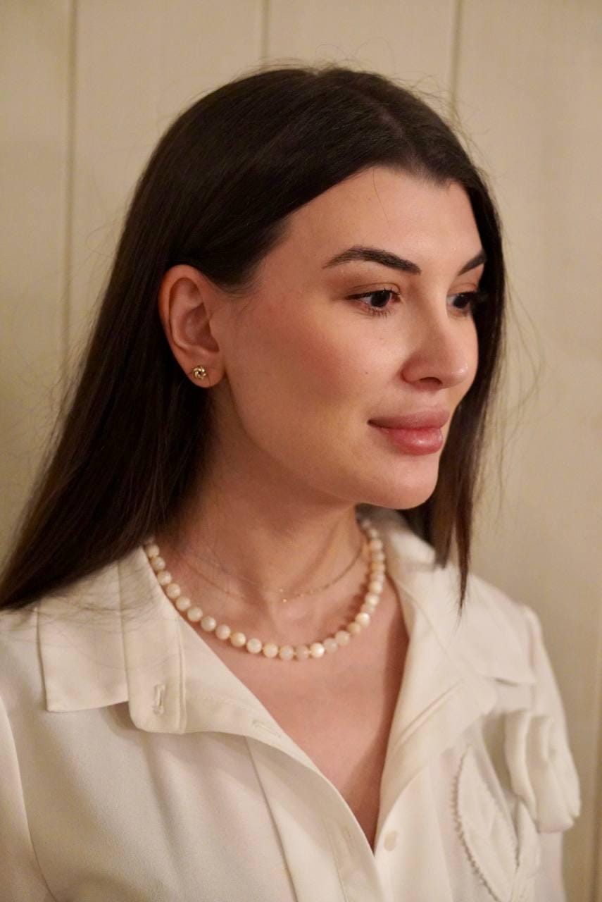 White Ukrainian Traditional necklace Jewelry Mother of pearl Ethnic Necklace White beads Ukrainian Seller Gift for Her Gift for Wife