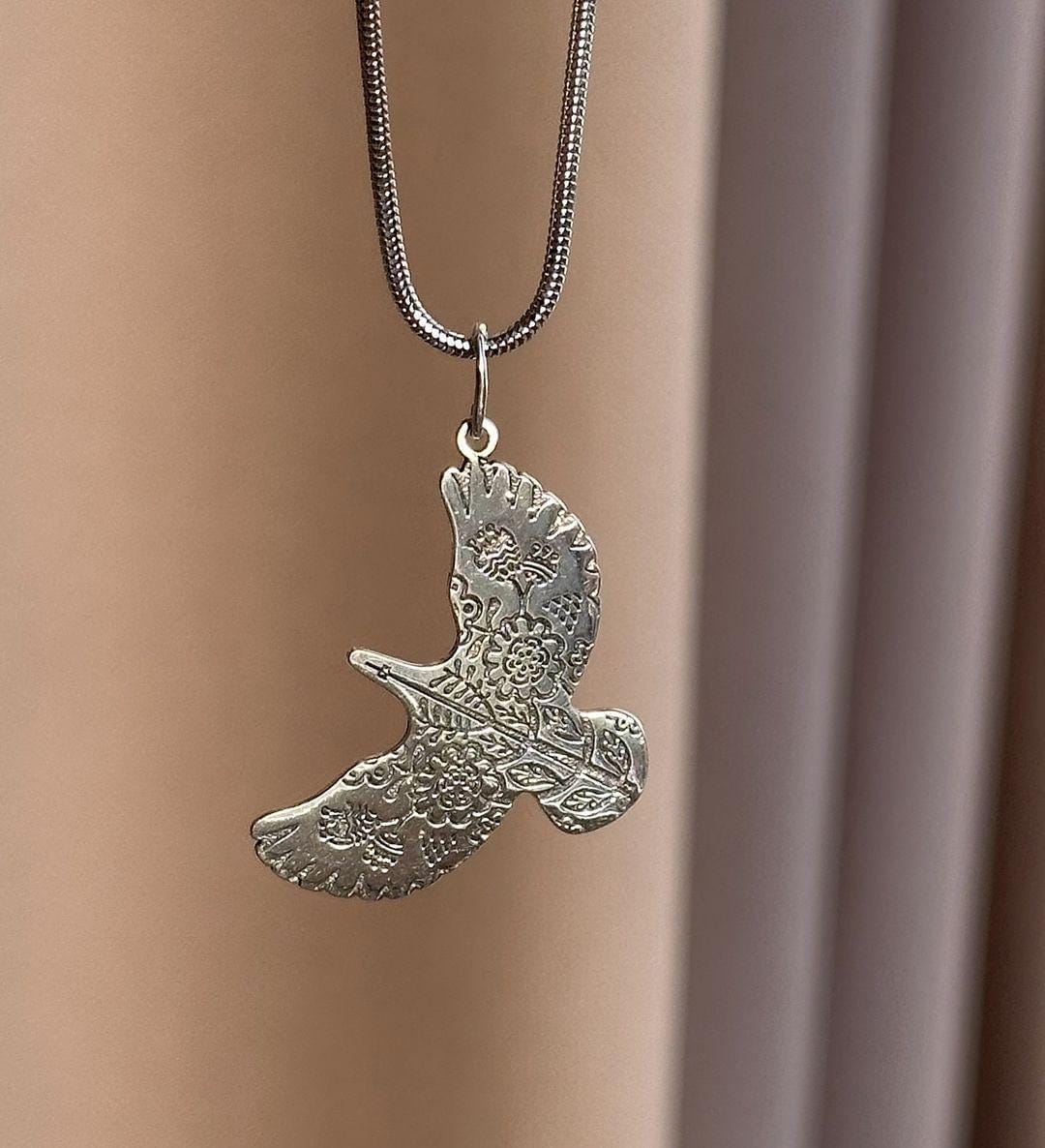 2025 Pendant Bird Jewellery. Handmade Bird Pendant. Ukrainian Seller. Jewellery with Bird. Gift for Her Gift for Mom  Easter Gift
