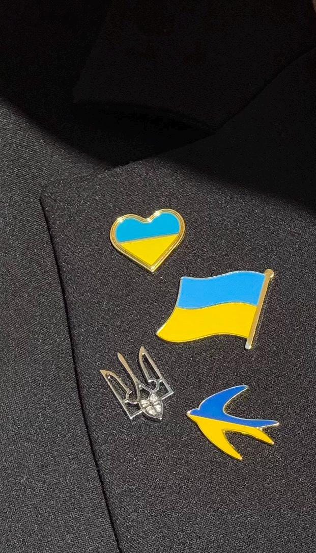 Ukrainian Flag badge Ukraine, handmade badge, badge in colors of Ukrainian flag handmade badge Ukraine seller Easter gift Support Ukraine