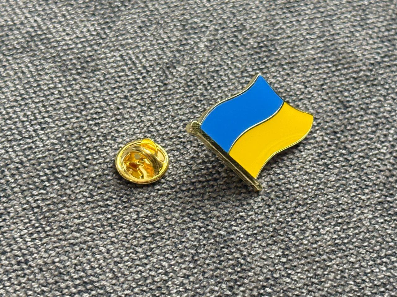 Ukrainian Flag badge Pin, handmade badge, badge in colors of Ukrainian flag handmade badgeUkraine seller Easter gift