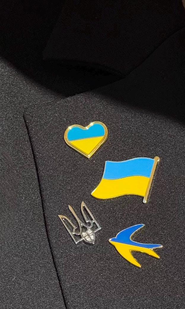 Trident Coat of arms of Ukraine badge Tryzub Trident, handmade badge, badge Coat of arms of Ukraine handmade badge made of nickel seller