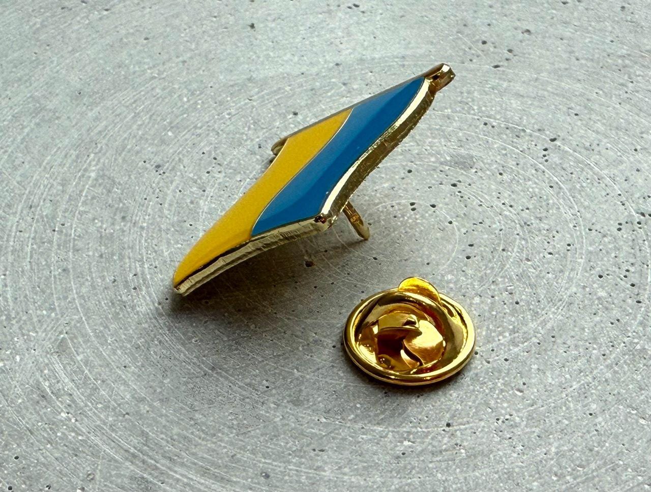 Ukrainian Flag badge Ukraine, handmade badge, badge in colors of Ukrainian flag handmade badge Ukraine seller Easter gift Support Ukraine