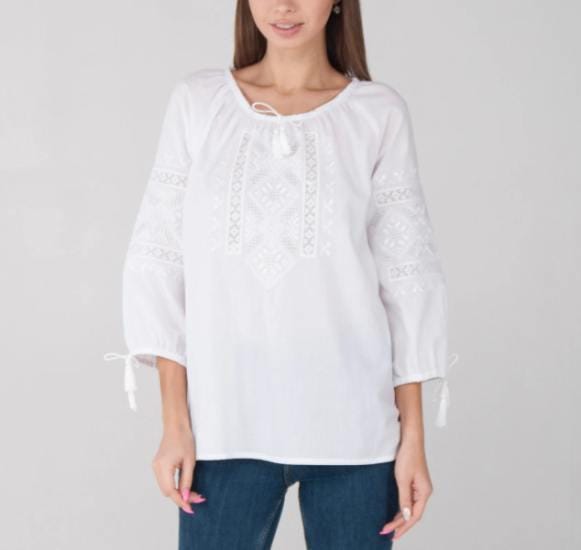 White on a white Ukrainian vyshyvanka blouse. ukrainian embroidered blouse vyshyvanka bohemian ethnic shirt embroidery Gift for Easter