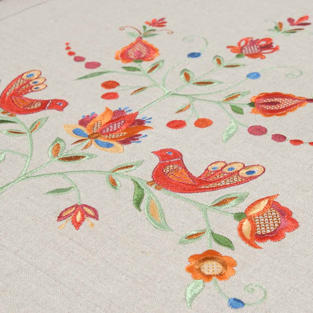 Tablecloth "90*40СМ Tree of Life Embroidered Ukrainian linen Runner, Gift for Mother Gift for Her,Gift for Wife,Gift for Christmas
