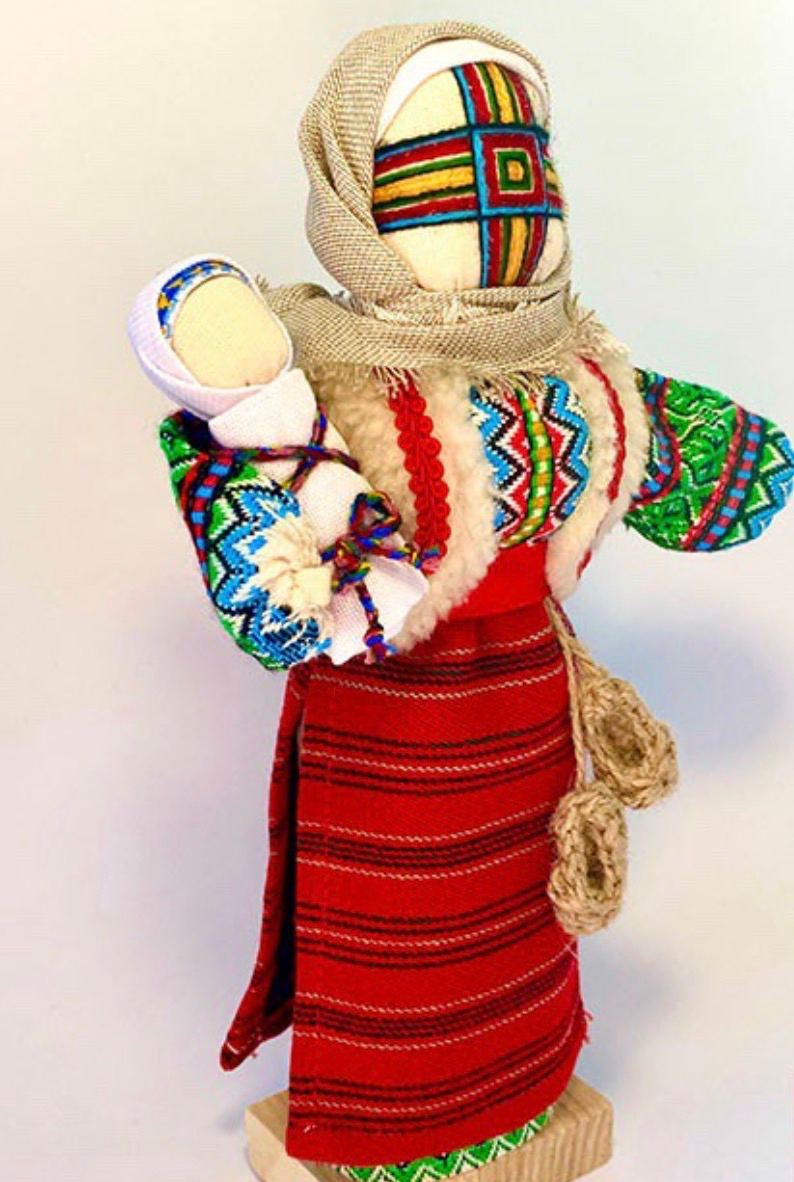 Motanka Doll continuation family Mother with child is a talisman for mother and child Handmade Gift for Her made in Ukraine