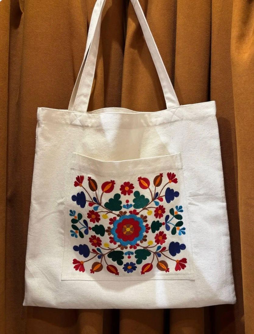 Flower beach bag Summer tote bag Christmas gift
