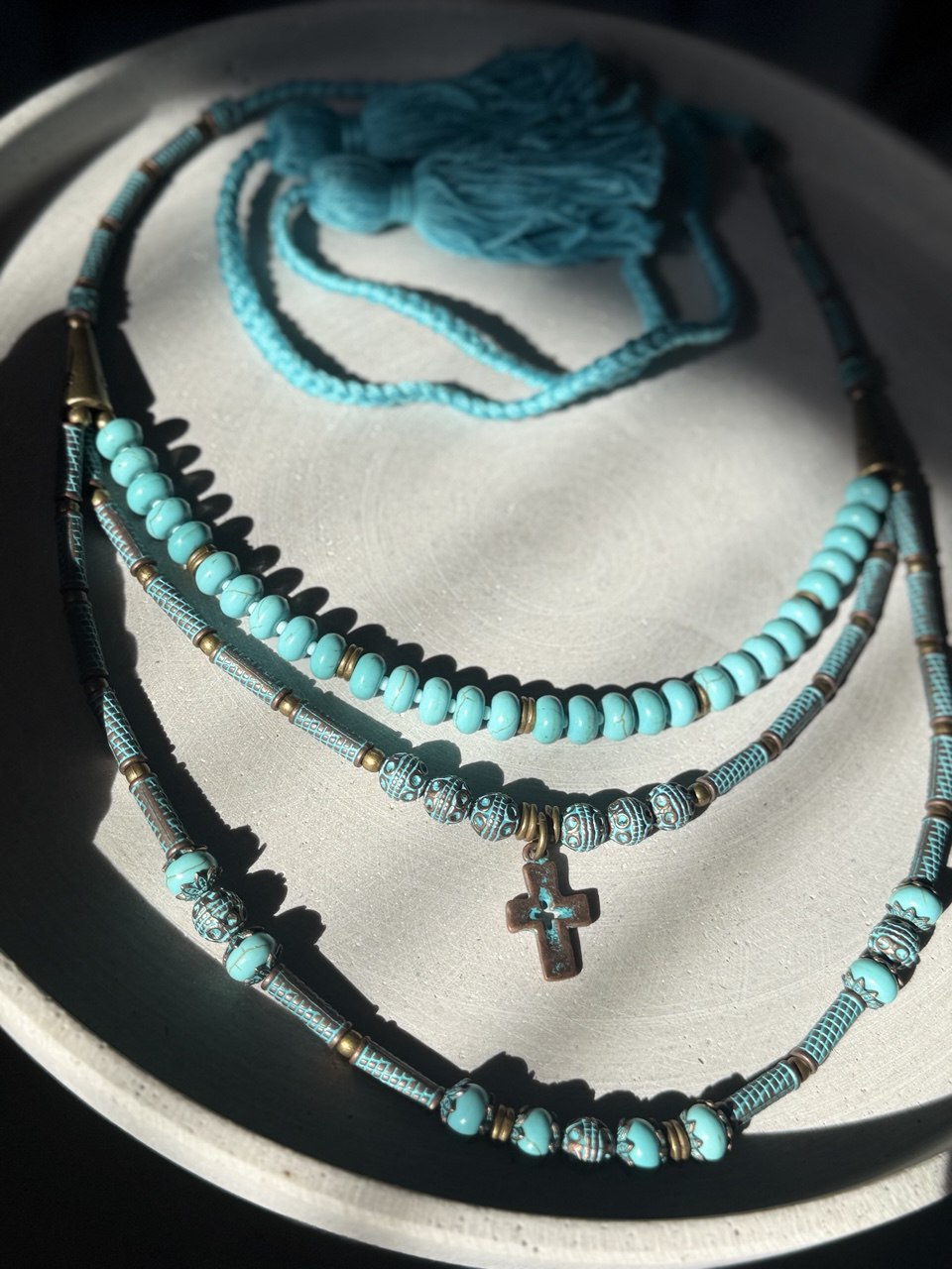 Ukrainian Traditional necklace Jewellery Cross