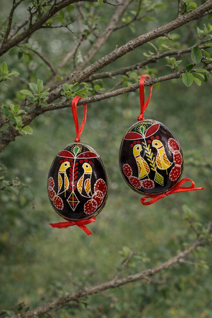 Handmade Ukrainian Pysanka Real chicken Eggs - High Quality Easter Decor
