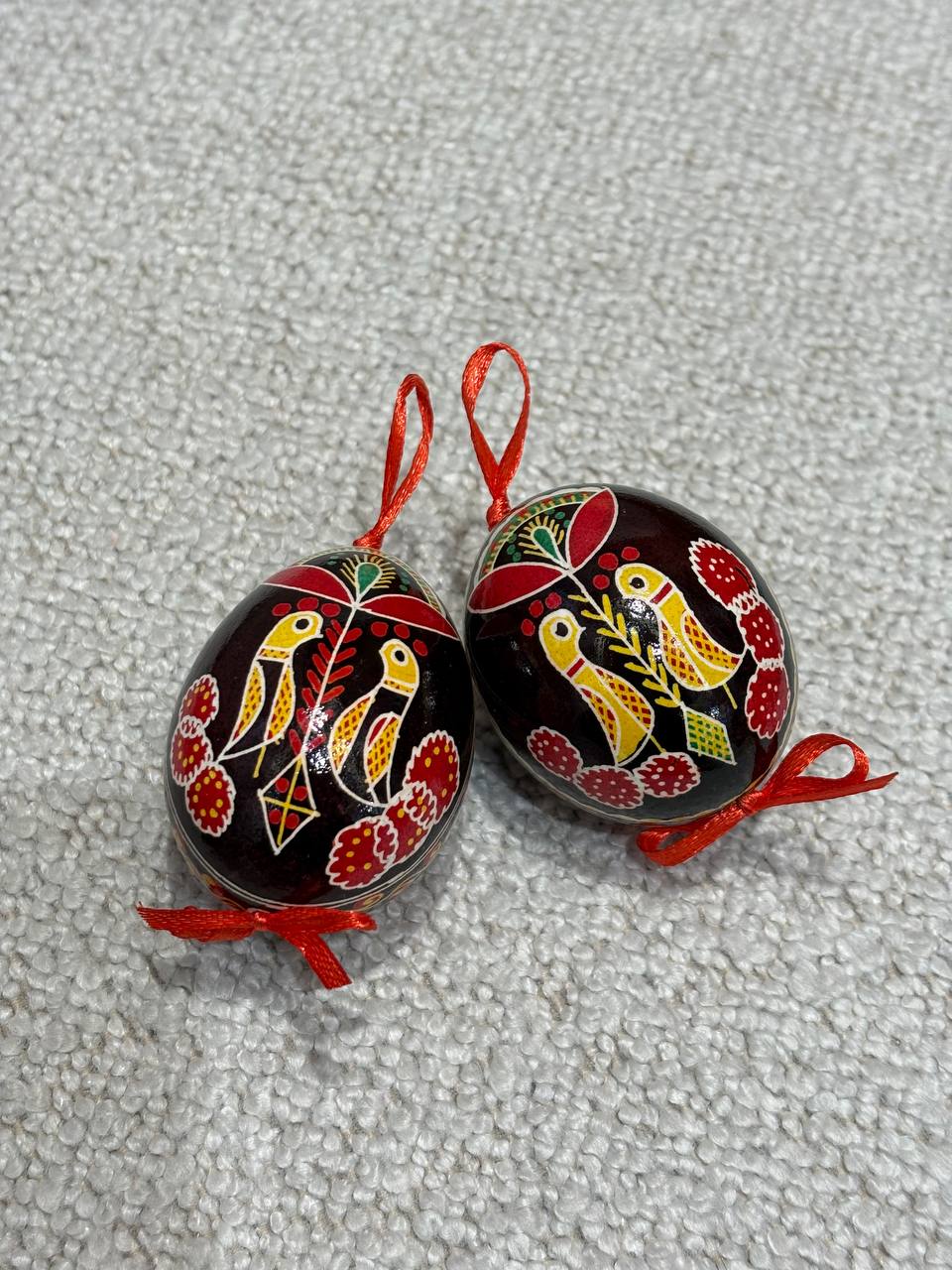 Handmade Ukrainian Pysanka Real chicken Eggs - High Quality Easter Decor