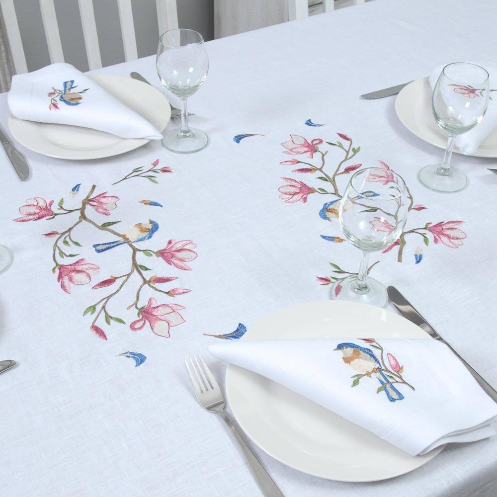 Set of linen 2 napkins from the Magnolia collection.
