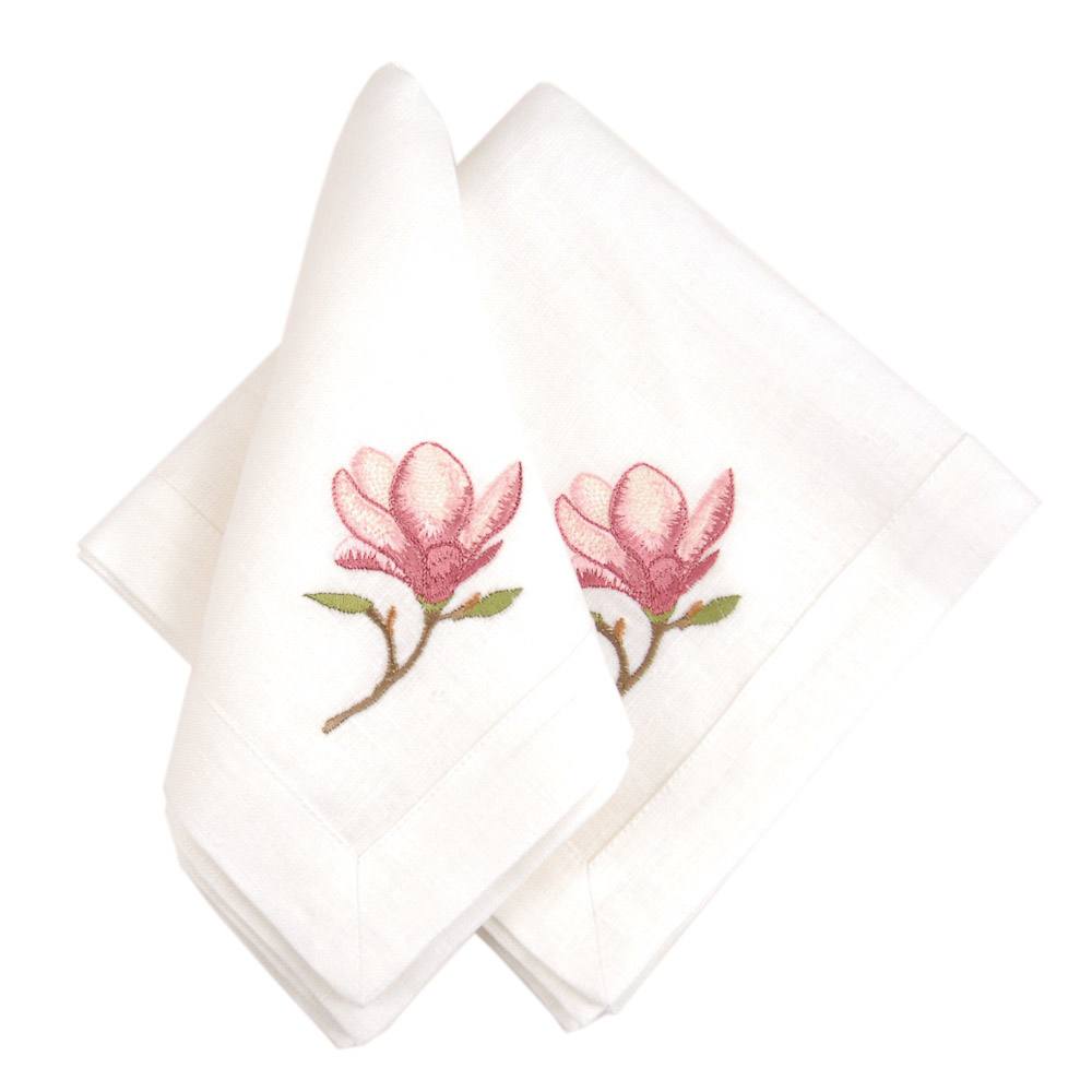 Set of linen 2 napkins from the Magnolia collection.