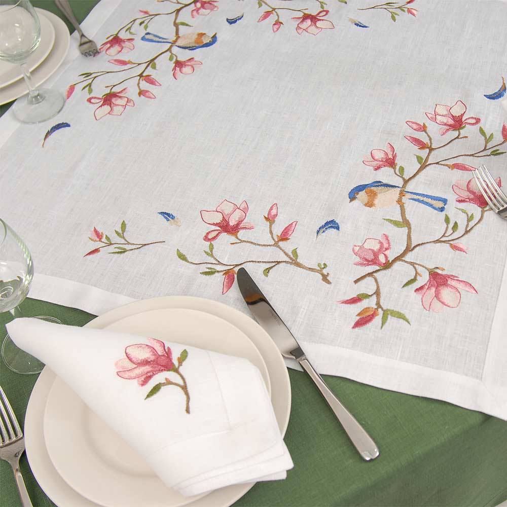 Set of linen 2 napkins from the Magnolia collection.
