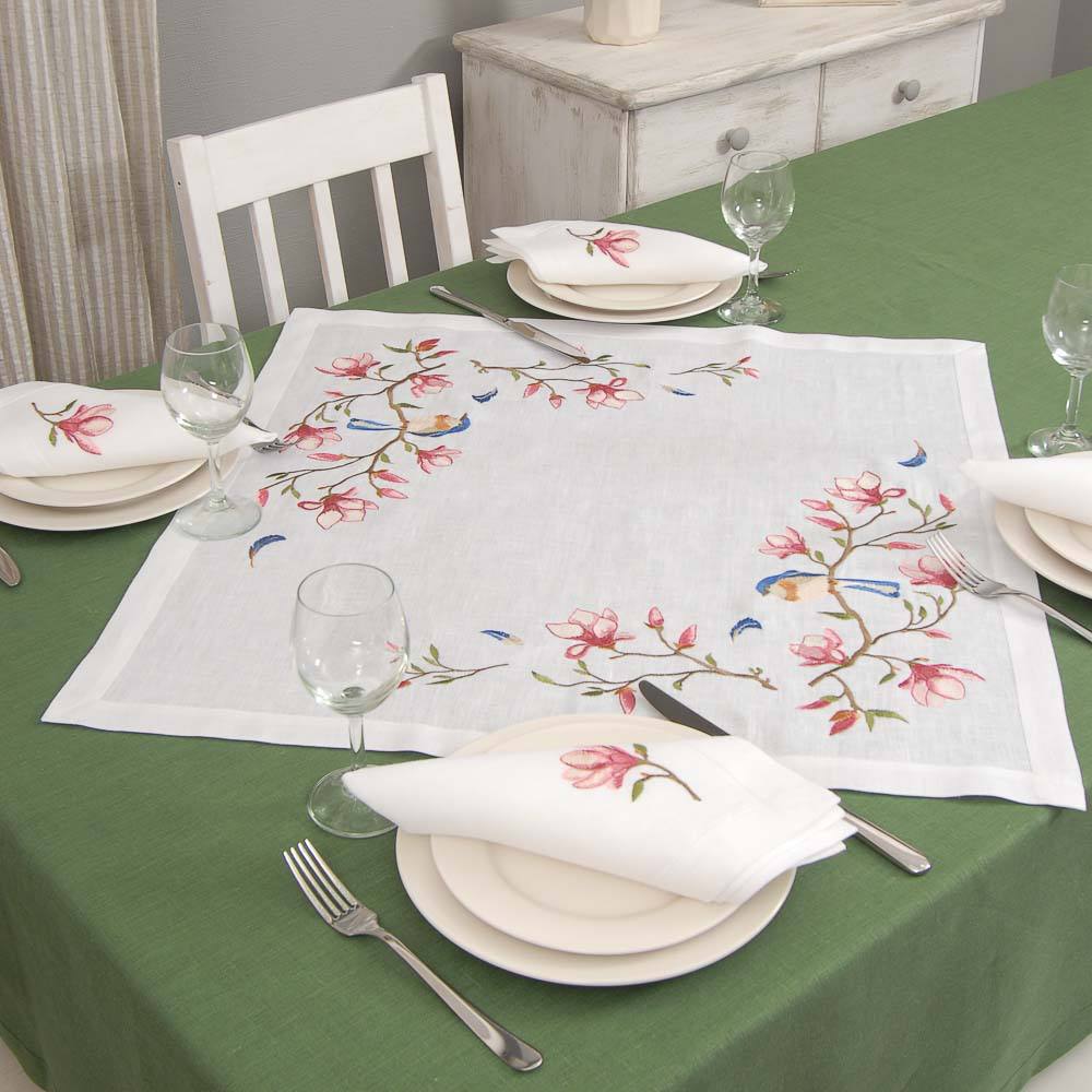 Set of linen 2 napkins from the Magnolia collection.