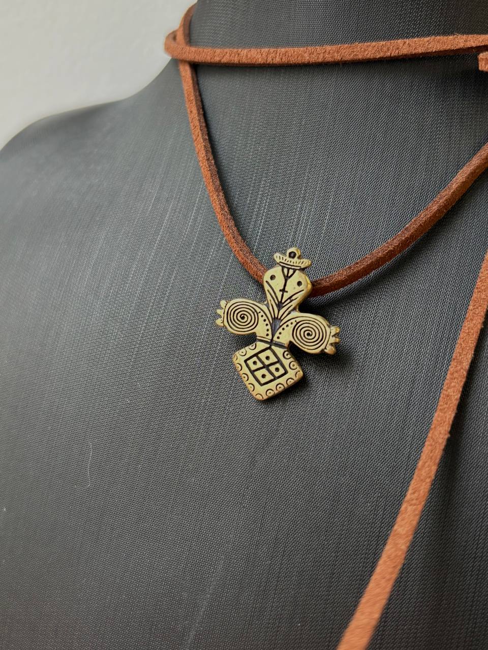 Slavic Protection Charm, Folk Symbol Jewelry, Ukrainian Mother Goddess Amulet