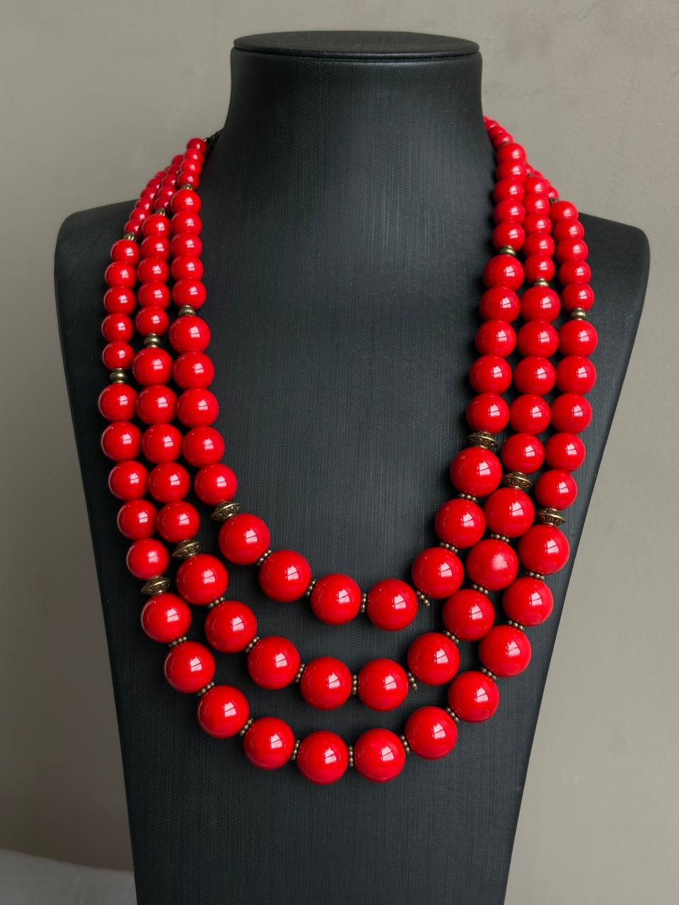 Handmade Red Coral Necklace - Traditional Ukrainian Jewelry for Women