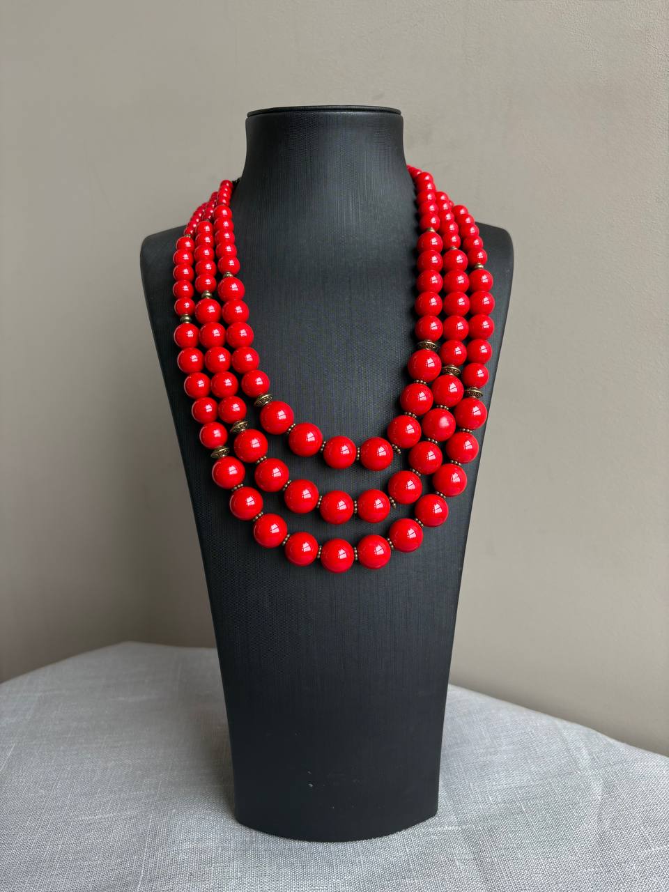 Handmade Red Coral Necklace - Traditional Ukrainian Jewelry for Women