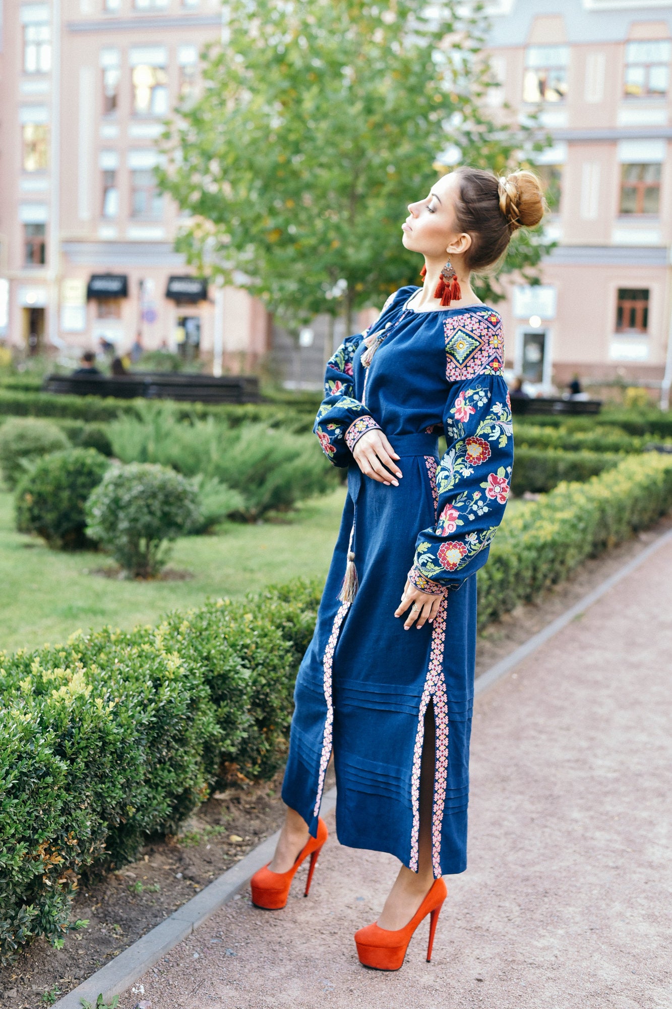 Ukrainian Vyshyvanka Dress for Women - Perfect Easter Blouse